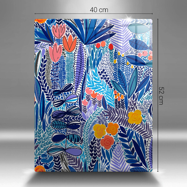 Glas Ceranfeldabdeckung Bemalte Wiese