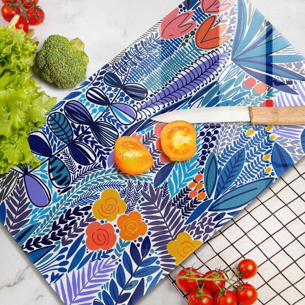 Glas Ceranfeldabdeckung Bemalte Wiese