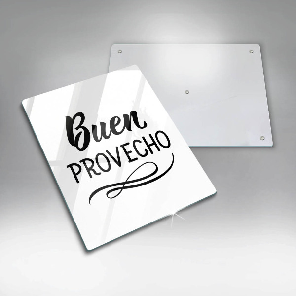 Glas Ceranfeldabdeckung Buen provecho