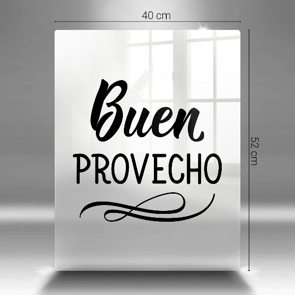 Glas Ceranfeldabdeckung Buen provecho