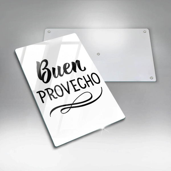 Glas Ceranfeldabdeckung Buen provecho