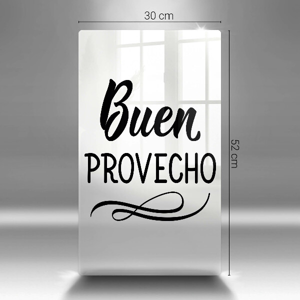 Glas Ceranfeldabdeckung Buen provecho