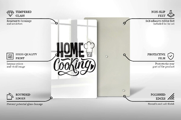 Glas Ceranfeldabdeckung Home cooking