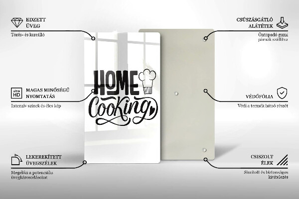 Glas Ceranfeldabdeckung Home cooking