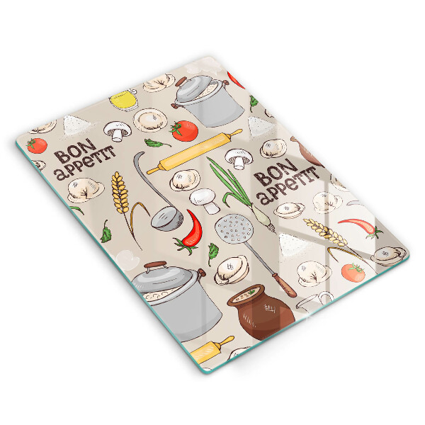 Glas Ceranfeldabdeckung Küchenillustration