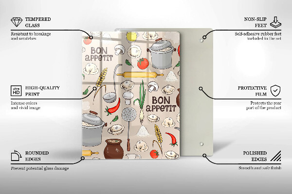 Glas Ceranfeldabdeckung Küchenillustration