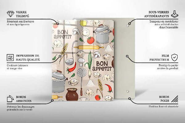 Glas Ceranfeldabdeckung Küchenillustration