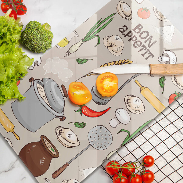 Glas Ceranfeldabdeckung Küchenillustration