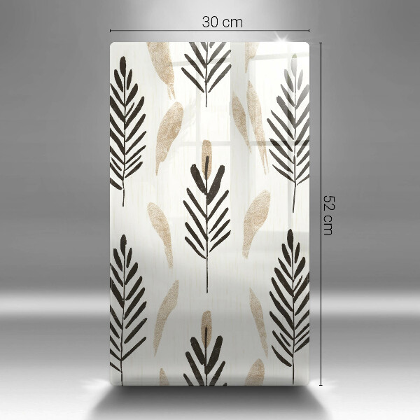 Glas Ceranfeldabdeckung Boho-Pflanzen