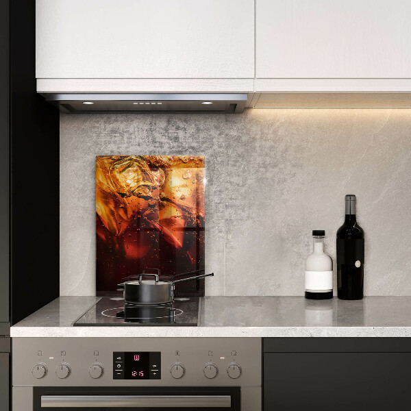 Glas Ceranfeldabdeckung Cola-Getränk mit Eis