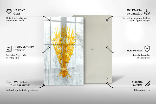 Glas Ceranfeldabdeckung Pasta