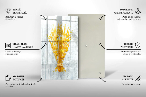 Glas Ceranfeldabdeckung Pasta