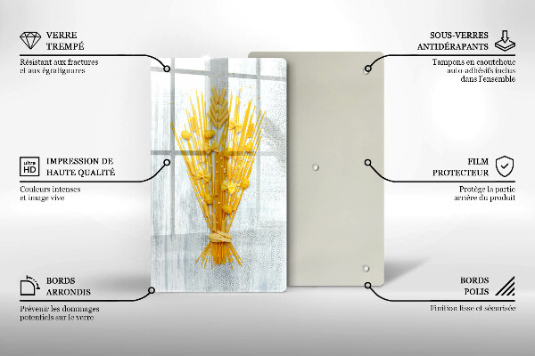 Glas Ceranfeldabdeckung Pasta