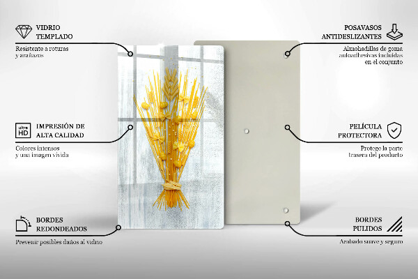 Glas Ceranfeldabdeckung Pasta