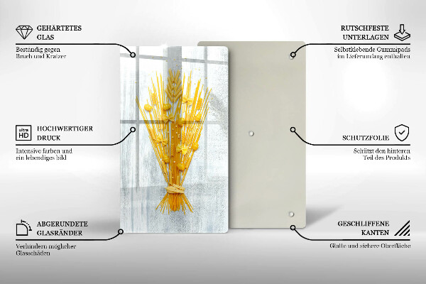 Glas Ceranfeldabdeckung Pasta