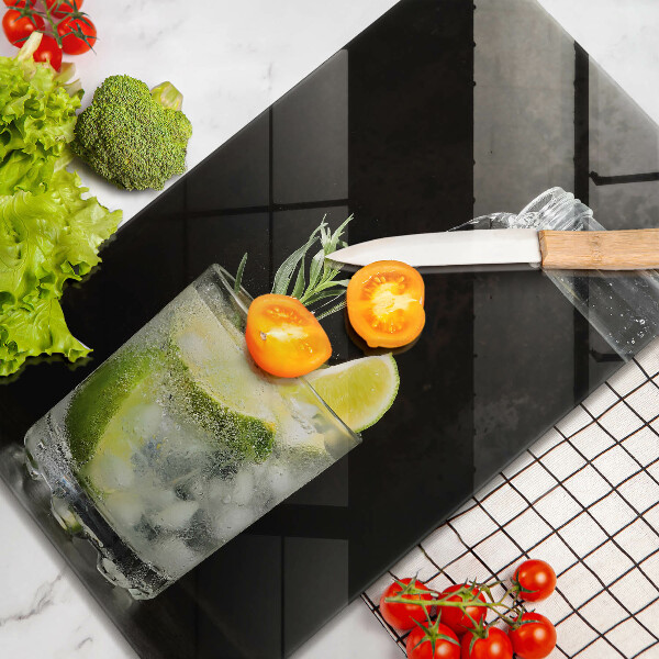 Glas Ceranfeldabdeckung Ein Glas Wasser