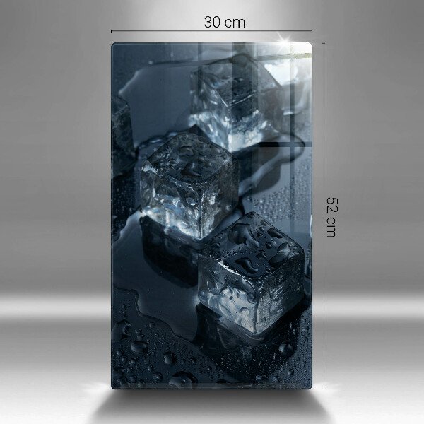 Glas Ceranfeldabdeckung Kalte Eiswürfel