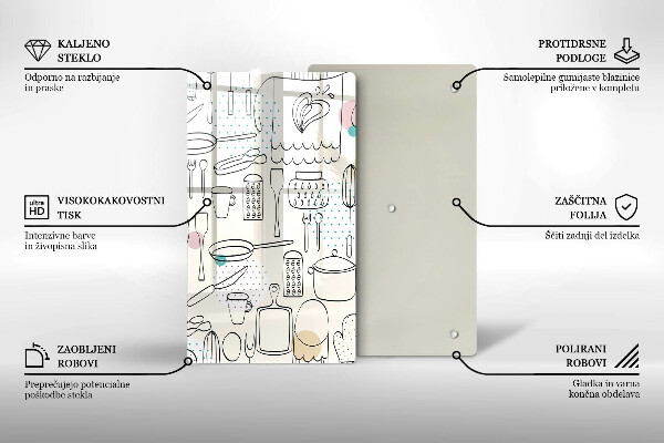 Glas Ceranfeldabdeckung Küchenzubehör