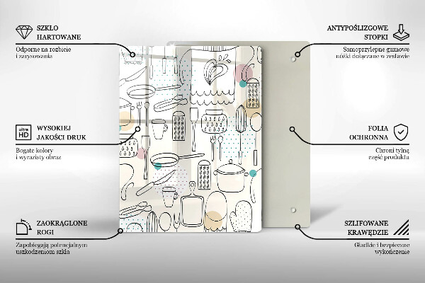 Glas Ceranfeldabdeckung Küchenzubehör