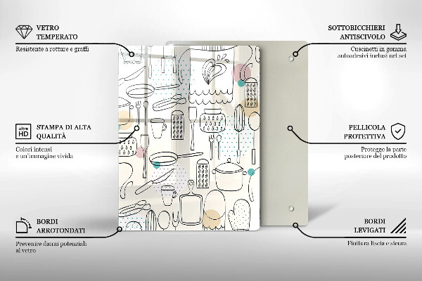 Glas Ceranfeldabdeckung Küchenzubehör