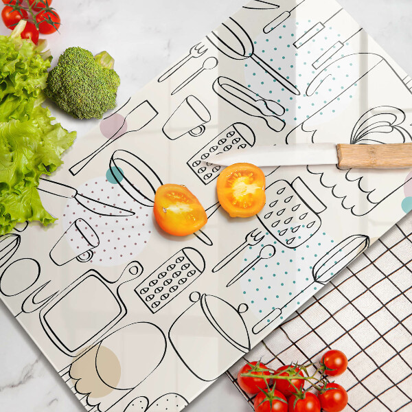 Glas Ceranfeldabdeckung Küchenzubehör