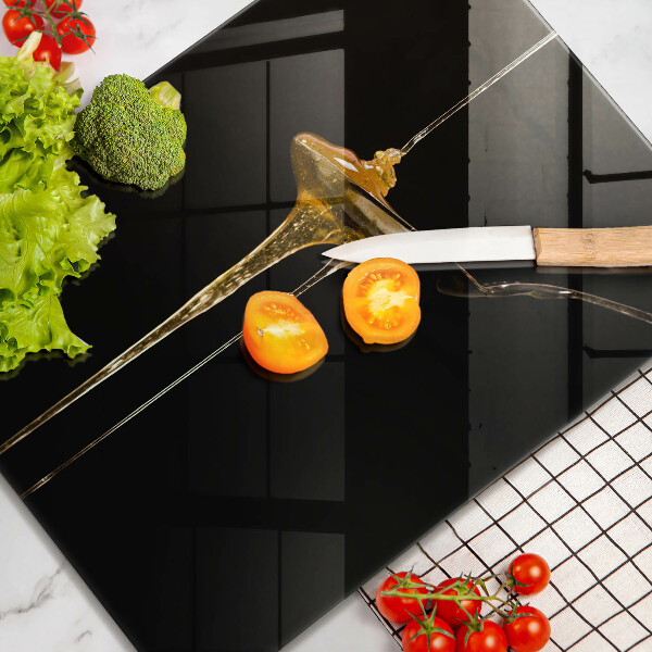 Glas Ceranfeldabdeckung Ein Teelöffel Honig