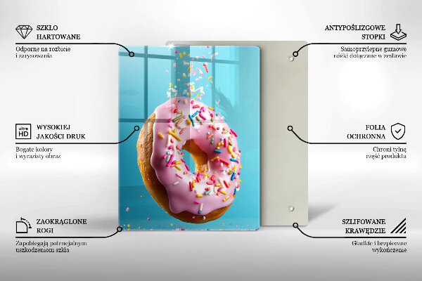 Glas Ceranfeldabdeckung Donut-Donut