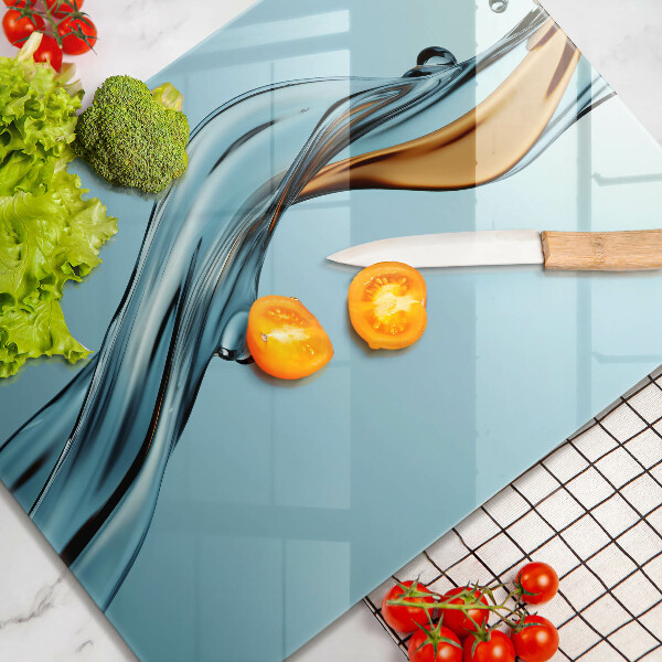 Glas Ceranfeldabdeckung Wasserstrahl