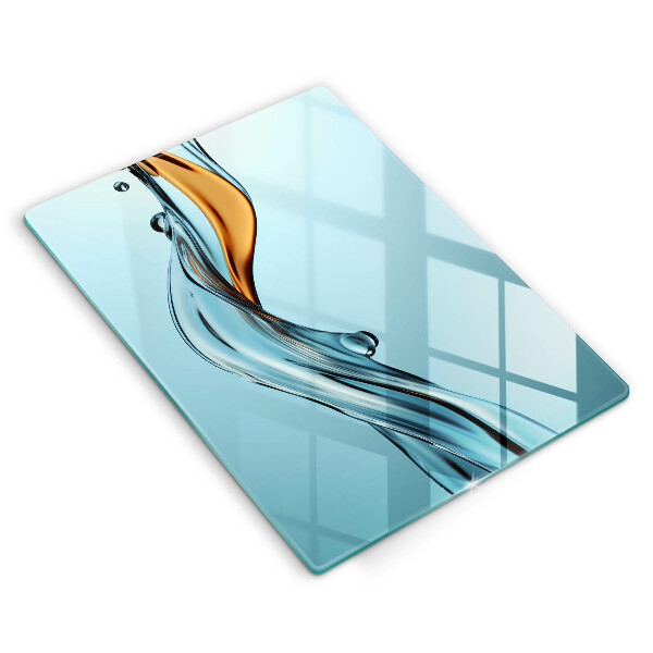 Glas Ceranfeldabdeckung Wasserstrahl