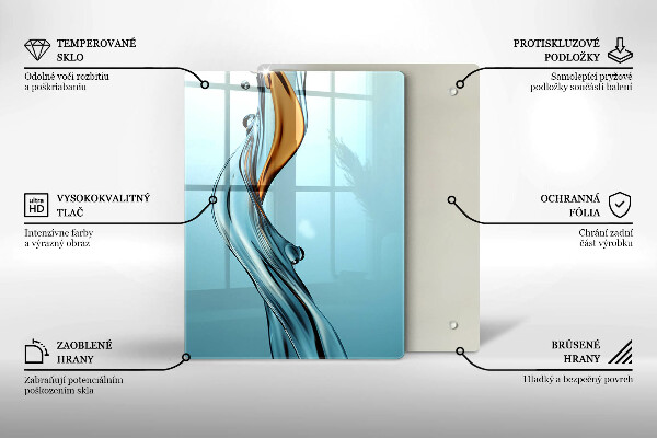 Glas Ceranfeldabdeckung Wasserstrahl