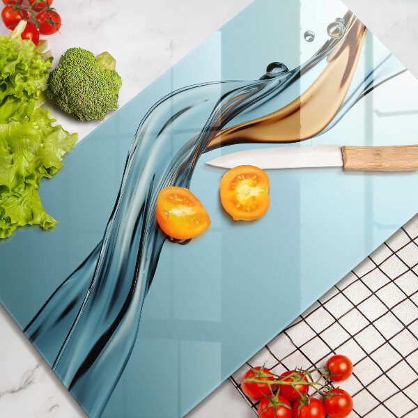 Glas Ceranfeldabdeckung Wasserstrahl