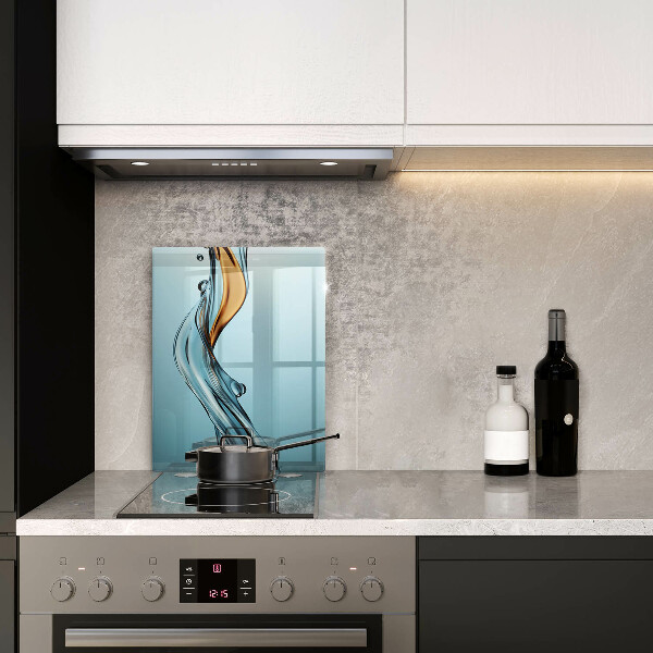 Glas Ceranfeldabdeckung Wasserstrahl