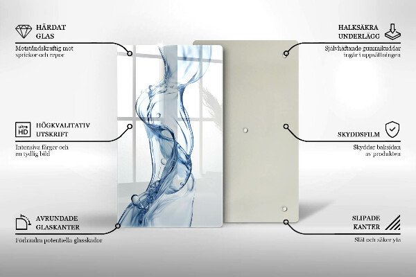 Glas Ceranfeldabdeckung Sauberes Wasser