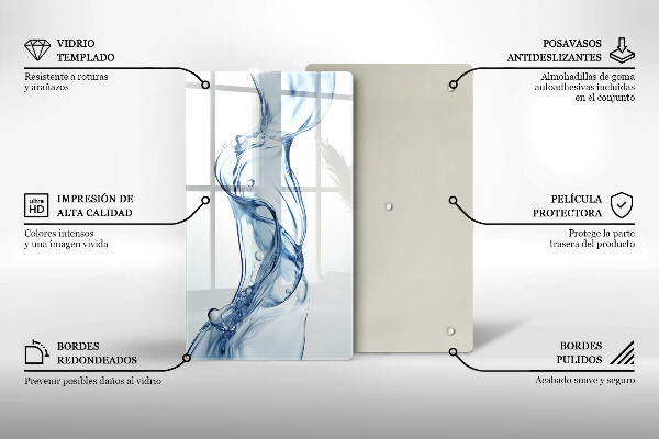 Glas Ceranfeldabdeckung Sauberes Wasser
