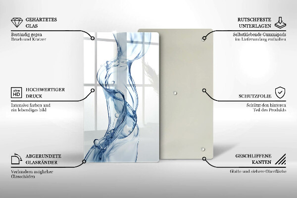 Glas Ceranfeldabdeckung Sauberes Wasser