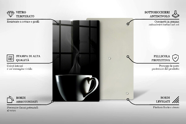 Glas Ceranfeldabdeckung Eine Tasse Tee