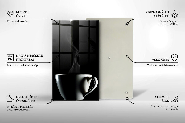 Glas Ceranfeldabdeckung Eine Tasse Tee