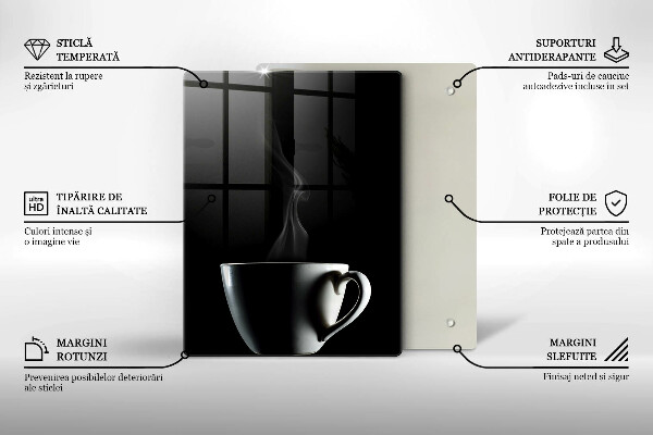 Glas Ceranfeldabdeckung Eine Tasse Tee