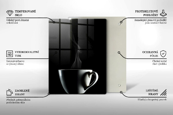 Glas Ceranfeldabdeckung Eine Tasse Tee