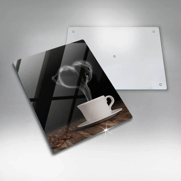 Glas Ceranfeldabdeckung Kaffeetasse-Herz