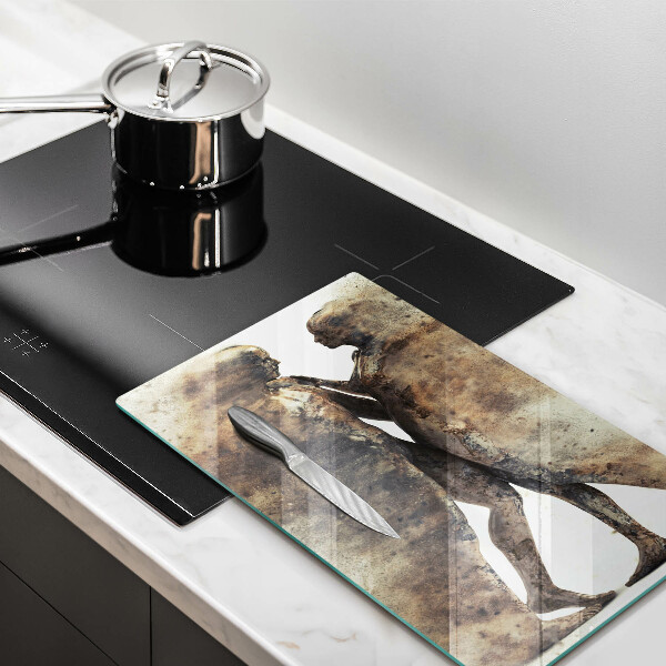 Glas Ceranfeldabdeckung Körper verliebter Menschen