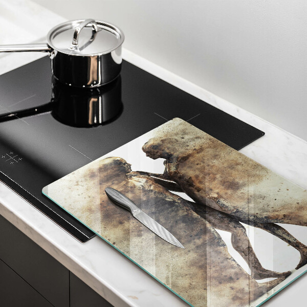 Glas Ceranfeldabdeckung Körper verliebter Menschen