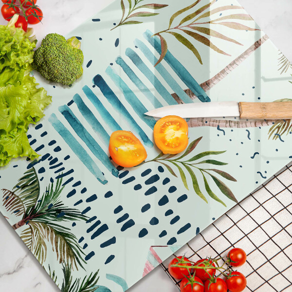 Glas Ceranfeldabdeckung Feiertagsillustrationen