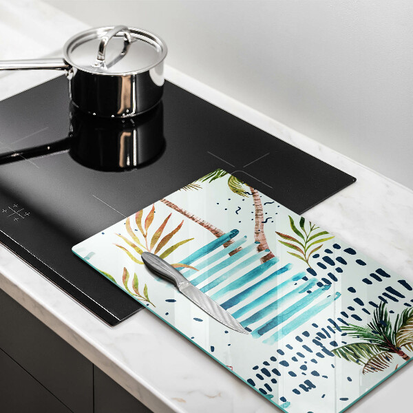 Glas Ceranfeldabdeckung Feiertagsillustrationen