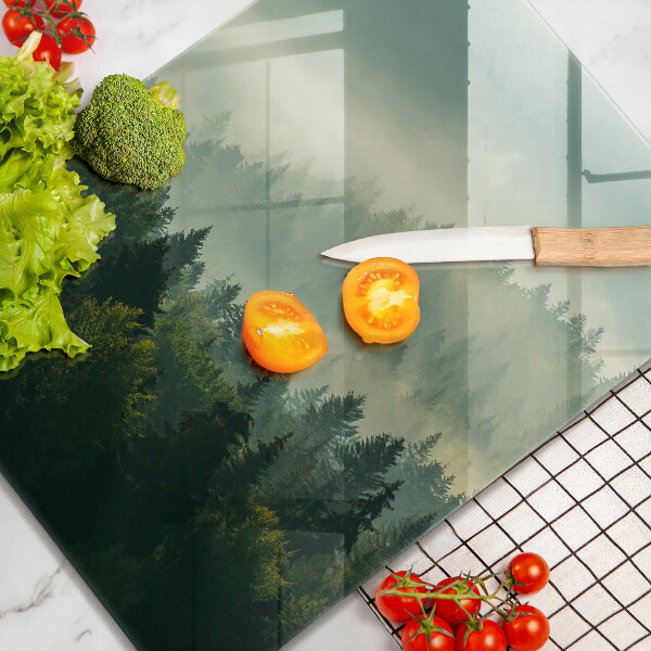 Glas Ceranfeldabdeckung Landschaftsansicht des Waldes