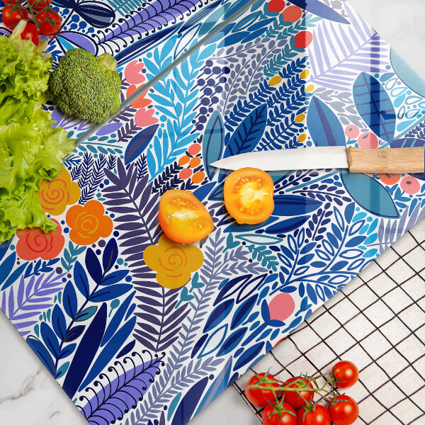 Glas Ceranfeldabdeckung Bemalte Wiese