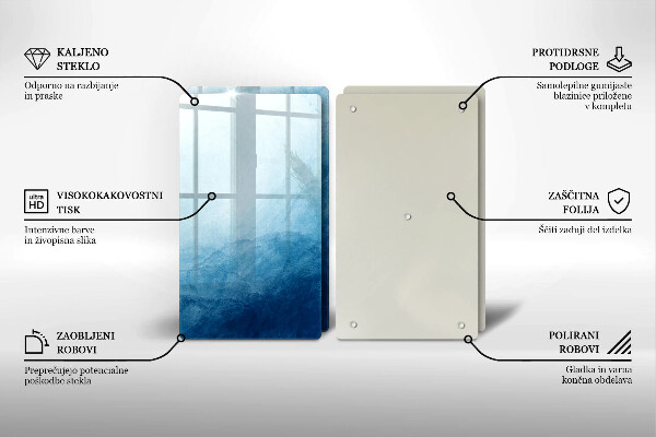 Glas Herdabdeckplatte Abstrakter Hintergrund