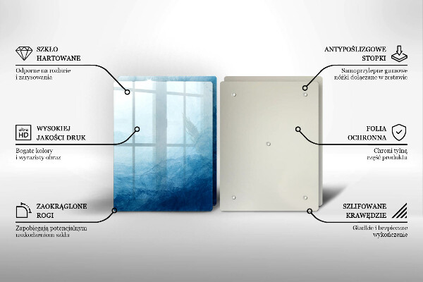 Glas Herdabdeckplatte Abstrakter Hintergrund