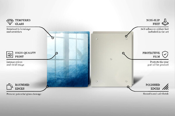 Glas Herdabdeckplatte Abstrakter Hintergrund