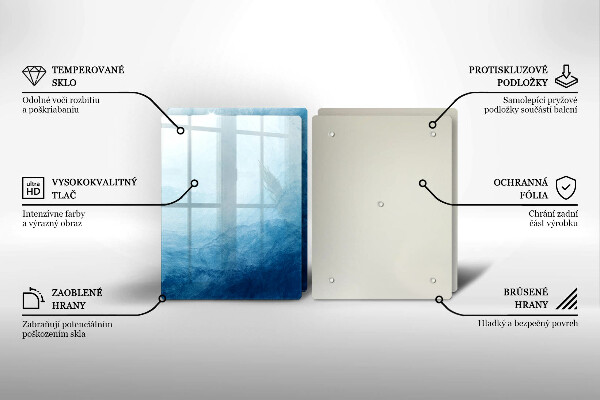 Glas Herdabdeckplatte Abstrakter Hintergrund
